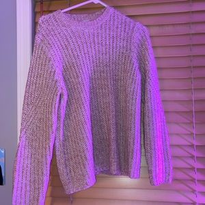 TARGET BRAND LIGHT PINK CHUNKY KNIT SWEATER